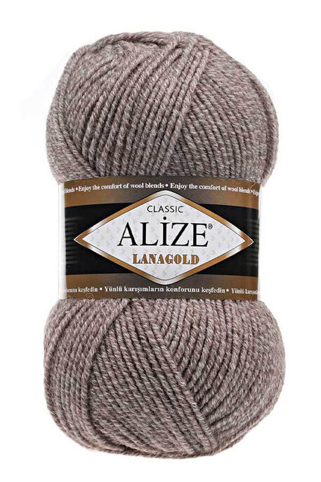 Alize Yarn - ALİZE LANAGOLD 650 Japse Kahve