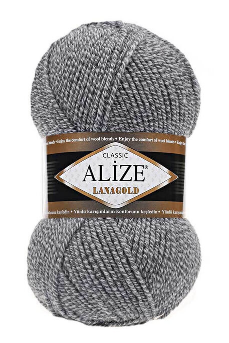 Alize Yarn - ALİZE LANAGOLD 651 Japse Gri