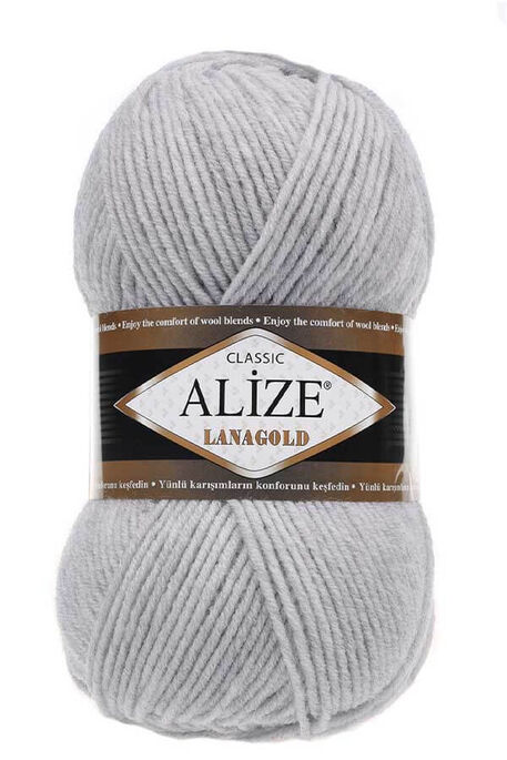 Alize Yarn - ALİZE LANAGOLD 684 Gri