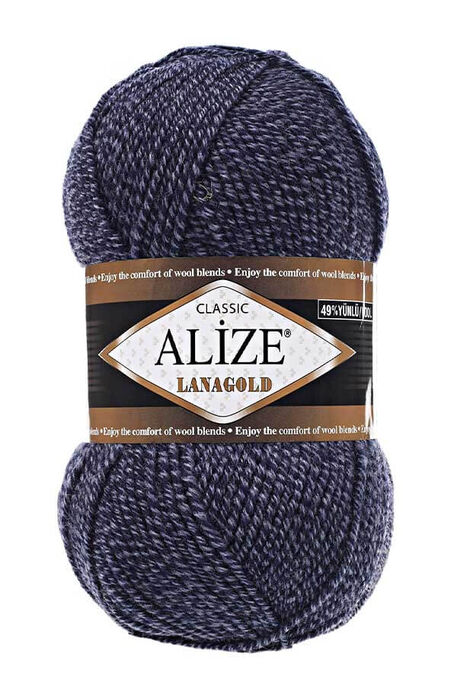 Alize Yarn - ALİZE LANAGOLD 901 Japse Lacivert