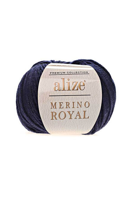 Alize Yarn - ALİZE MERİNO ROYAL 58 Lacivert