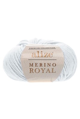 Alize Yarn - ALİZE MERİNO ROYAL 698 Gri