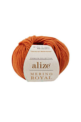 Alize Yarn - ALİZE MERİNO ROYAL 89 Tarçın