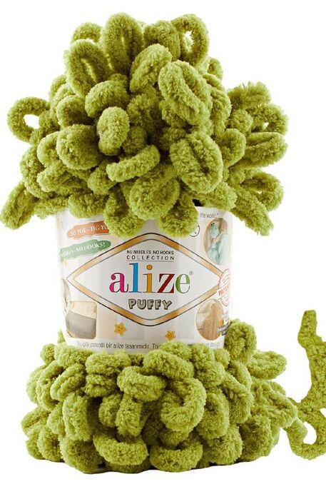 Alize Yarn - ALİZE PUFFY 11 Fıstık Yeşili