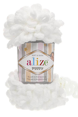 ALİZE - ALİZE PUFFY 55 Beyaz