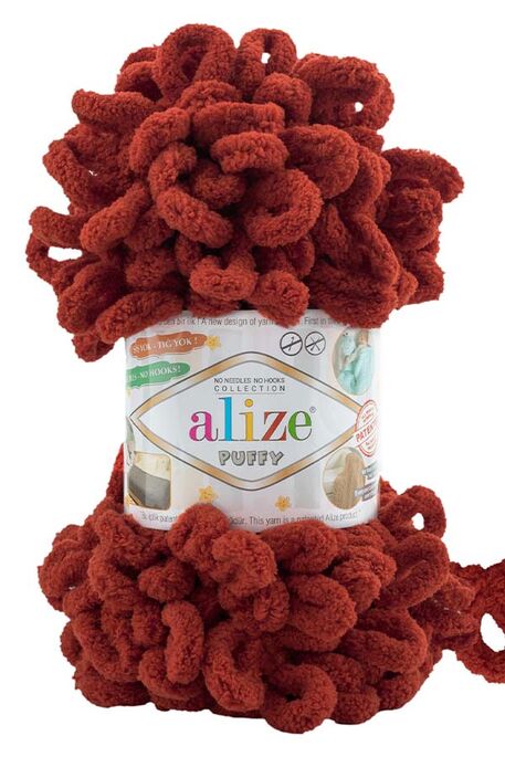 Alize Yarn - ALİZE PUFFY 641 Tarçın