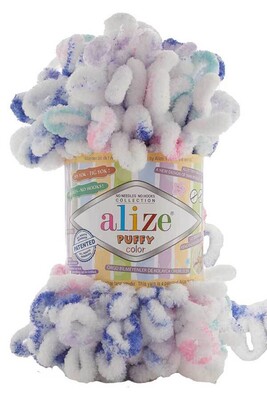 Alize Yarn - ALİZE PUFFY COLOR KNİTTİNG YARN 6245