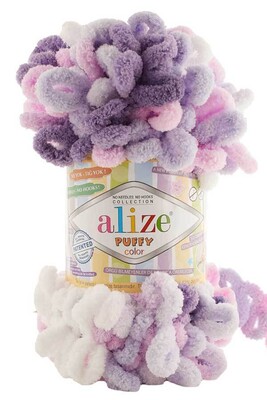 Alize Yarn - ALİZE PUFFY COLOR KNİTTİNG YARN 6305