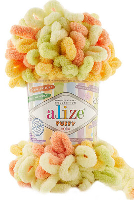 Alize Yarn - ALİZE PUFFY COLOR KNİTTİNG YARN 6313