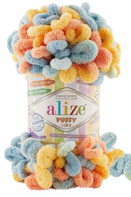 Alize Yarn - ALİZE PUFFY COLOR KNİTTİNG YARN 6314