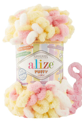 Alize Yarn - ALİZE PUFFY COLOR KNİTTİNG YARN 6369