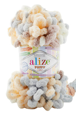 Alize Yarn - ALİZE PUFFY COLOR KNİTTİNG YARN 6463