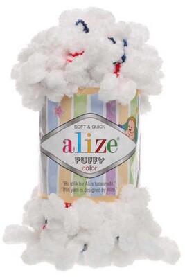 Alize Yarn - ALİZE PUFFY COLOR KNİTTİNG YARN 5691