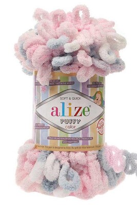 ALİZE PUFFY COLOR KNİTTİNG YARN 5864 - Thumbnail