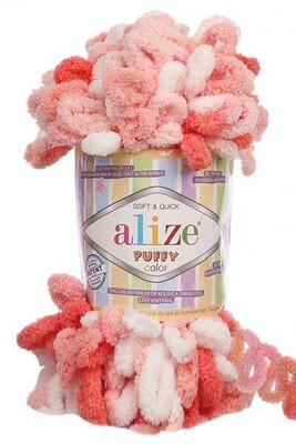 Alize Yarn - ALİZE PUFFY COLOR KNİTTİNG YARN 5922