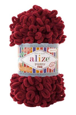 ALİZE - ALİZE PUFFY FINE 107 Vişne