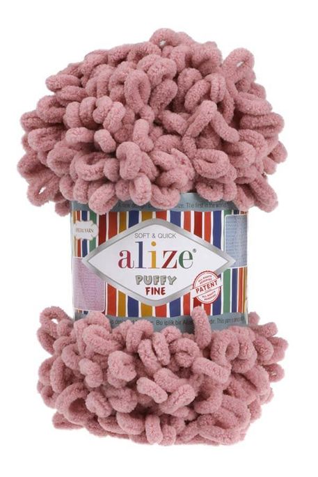 ALİZE - ALİZE PUFFY FINE 295 Pembe Gül