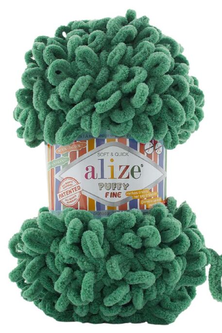 Alize Yarn - ALİZE PUFFY FINE 532 Çimen