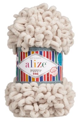 Alize Yarn - ALİZE PUFFY FINE 959 Bej