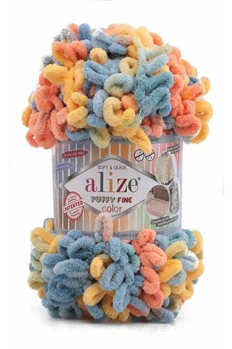 Alize Yarn - ALİZE PUFFY FINE COLOR 6314