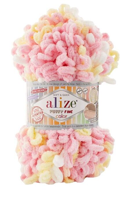 Alize Yarn - ALİZE PUFFY FINE COLOR 6367