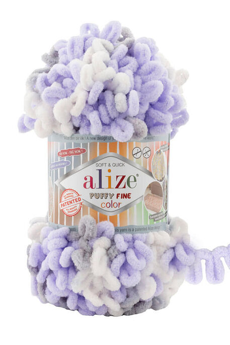 Alize Yarn - ALİZE PUFFY FINE COLOR 6372