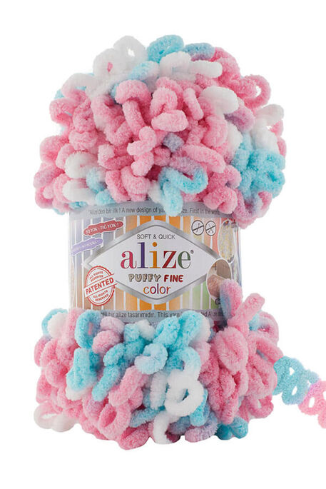 Alize Yarn - ALİZE PUFFY FINE COLOR 6377