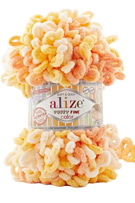 Alize Yarn - ALİZE PUFFY FINE COLOR 6467