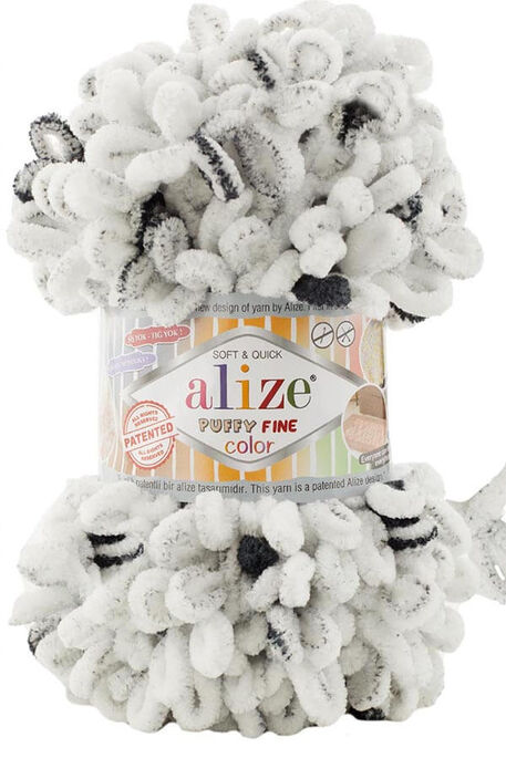 Alize Yarn - ALİZE PUFFY FINE COLOR 7646