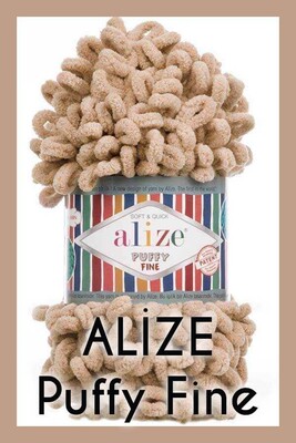 Alize Yarn - ALİZE PUFFY FINE KNİTTİNG YARN 415