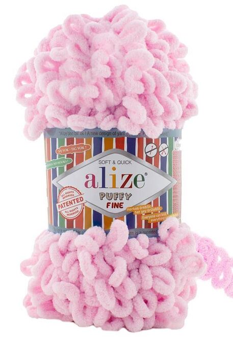 Alize Yarn - ALİZE PUFFY FINE KNİTTİNG YARN 638