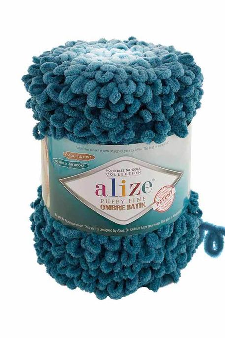 ALİZE - ALİZE PUFFY FINE OMBRE BATİK 7263