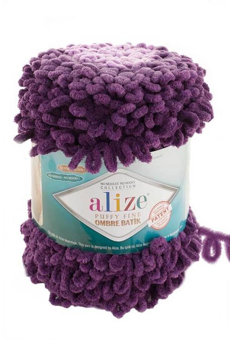 ALİZE - ALİZE PUFFY FINE OMBRE BATİK 7277