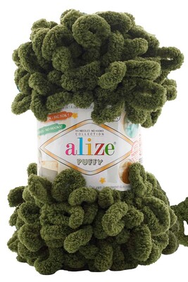 Alize Yarn - ALİZE PUFFY KNİTTİNG YARN 620 Haki