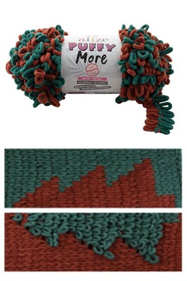 Alize Yarn - ALİZE PUFFY MORE KNİTTİNG YARN 6294