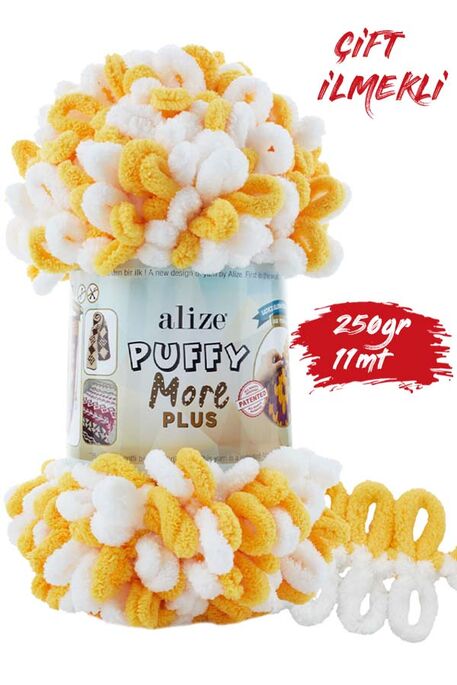 Alize Yarn - ALİZE PUFFY MORE PLUS 8002