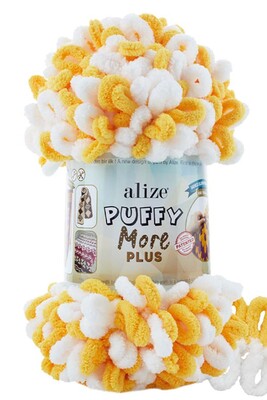 ALİZE PUFFY MORE PLUS KNİTTİNG YARN 8002 - Thumbnail