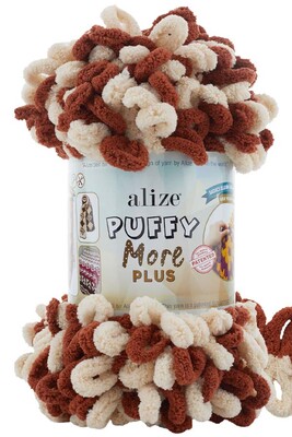 ALİZE PUFFY MORE PLUS KNİTTİNG YARN 8010 - Thumbnail