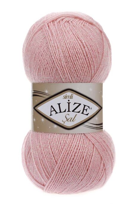 Alize Yarn - ALİZE ŞAL SİM 161 Pudra