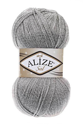 Alize Yarn - ALİZE ŞAL SİM 21 Gri