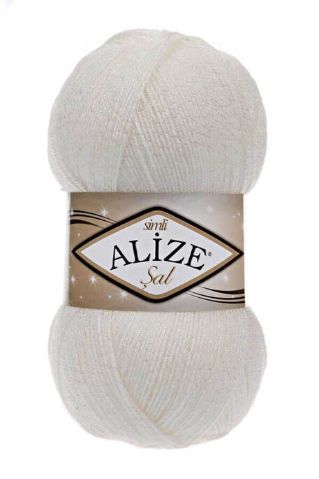 Alize Yarn - ALİZE ŞAL SİM 450 Ekru