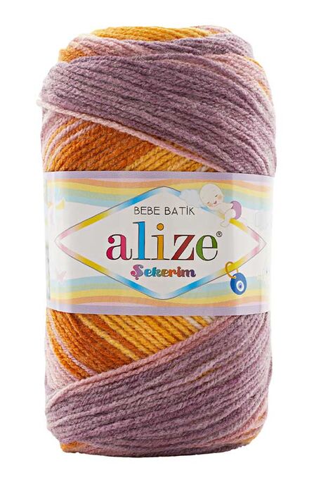 Alize Yarn - ALİZE ŞEKERİM BEBE BATİK 7921