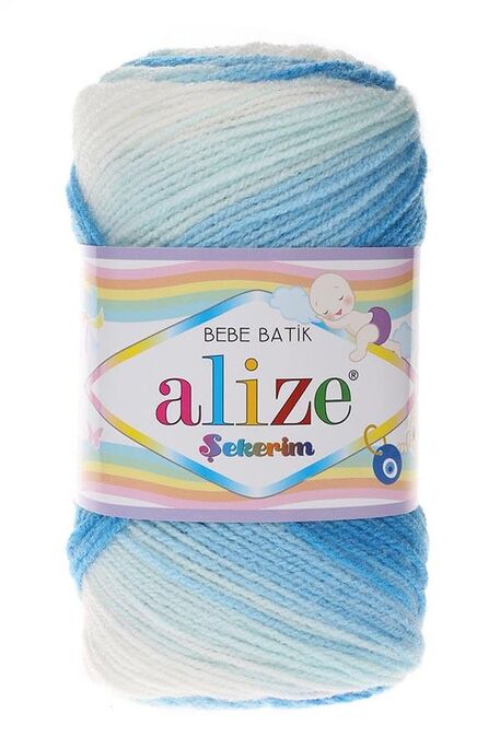 Alize Yarn - ALİZE ŞEKERİM BEBE BATİK YARN 2130