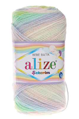 Alize Yarn - ALİZE ŞEKERİM BEBE BATİK YARN 2132