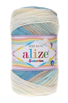 Alize Yarn - ALİZE ŞEKERİM BEBE BATİK YARN 4398