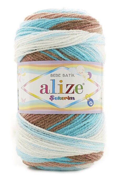 Alize Yarn - ALİZE ŞEKERİM BEBE BATİK YARN 6320