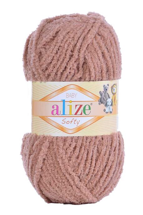 Alize Yarn - ALİZE SOFTY 261 Kızıl Kahve