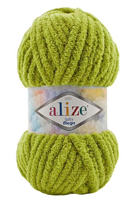 Alize Yarn - ALİZE SOFTY MEGA 11 Fıstık Yeşili