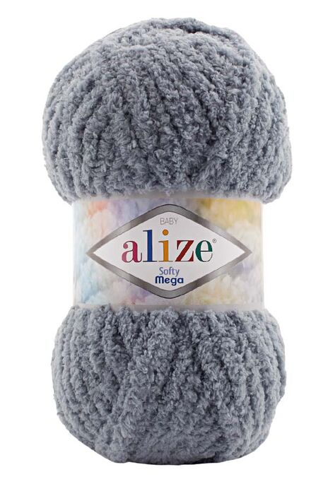 Alize Yarn - ALİZE SOFTY MEGA 119 Füme