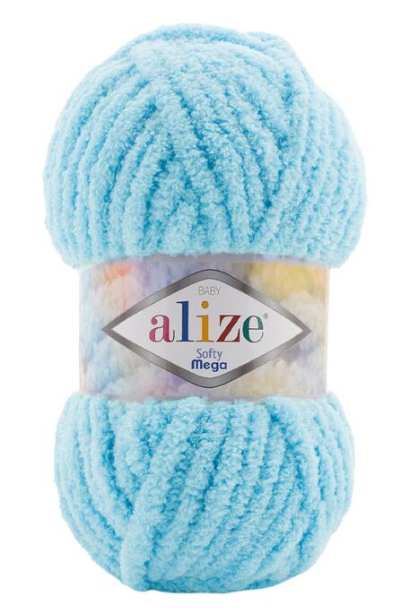 Alize Yarn - ALİZE SOFTY MEGA 128 Mavi